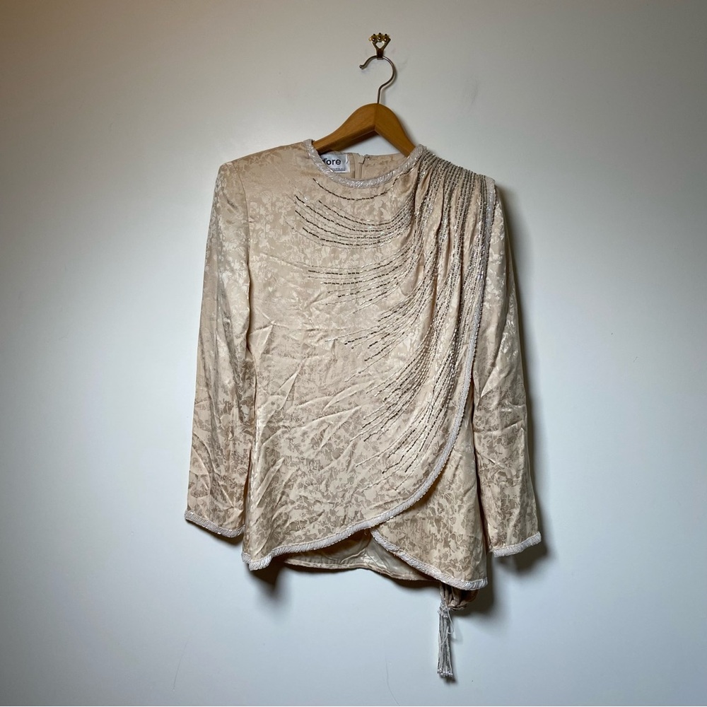 Vintage D'Ore Della Roufogali Silk Blouse